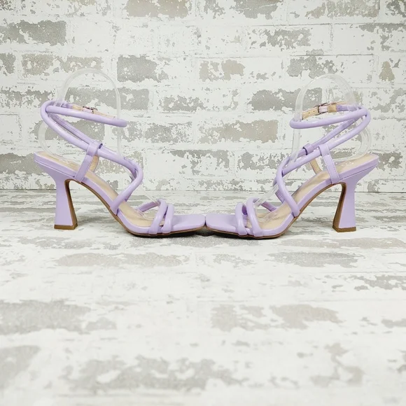 NEW BP. Ashlyn Square Toe Strappy Sandals In Purple I151 - Picture 7 of 13